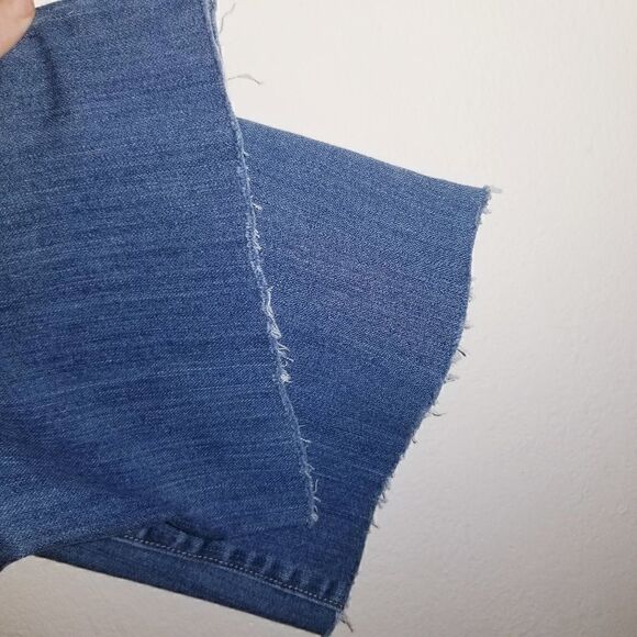 Old navy jeans wide leg Raw hem size 8 - Picture 4 of 6